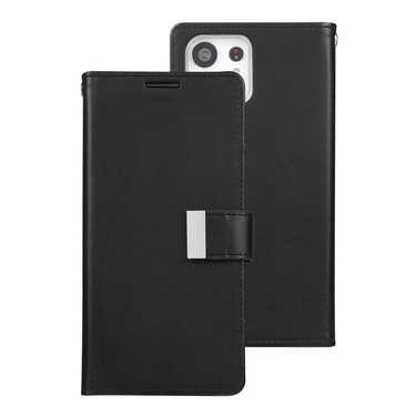 iPhone 12 Pro Max Compatible Case Cover With Mercury Rich Dairy-Black